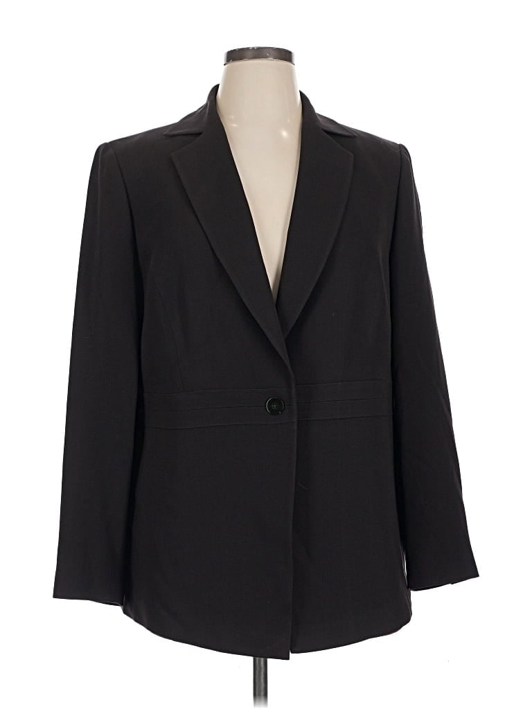 Pre-owned Nordstrom Wool Blazer Jacket In Black
