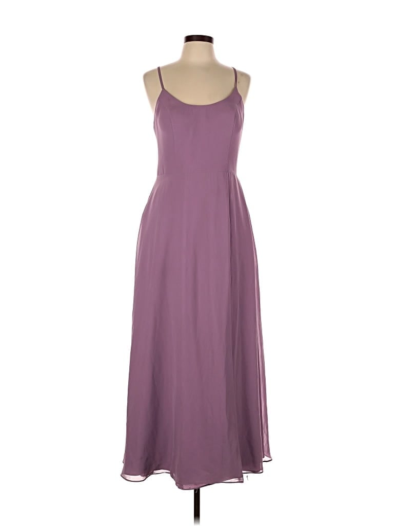 Pre-owned Azazie Casual Dress In Purple