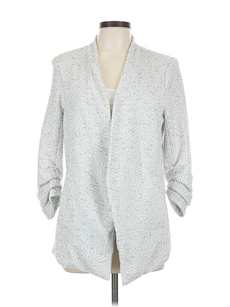 Pre-owned Carolina Belle Cardigan Sweater In Silver
