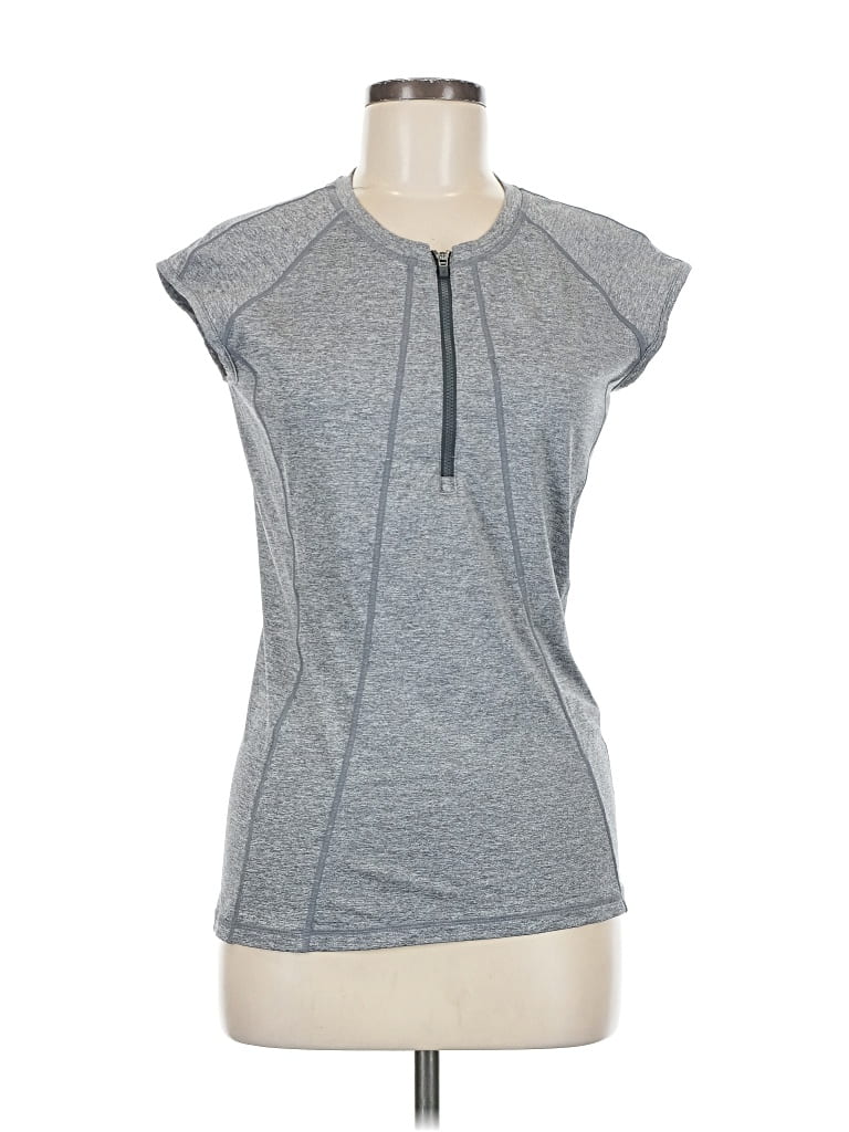 Pre-owned Athleta Active T-shirt In Gray