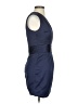 H&M 100% Polyester Blue Cocktail Dress Size 2 - photo 4