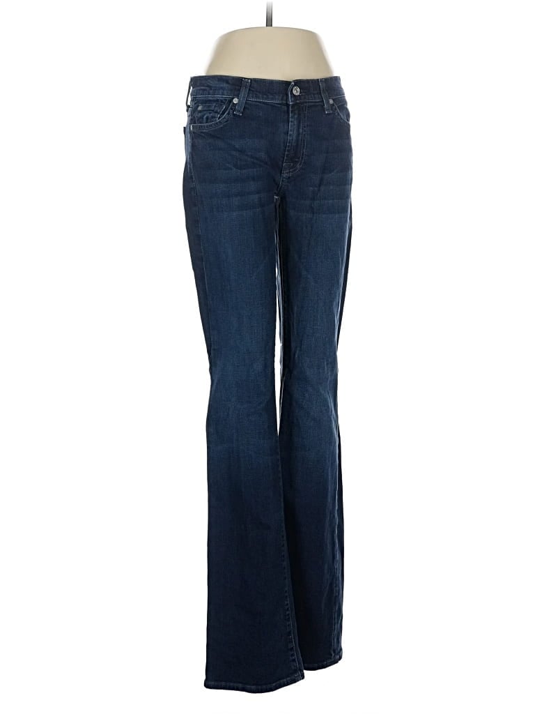 Pre-owned 7 For All Mankind Jeans In Blue