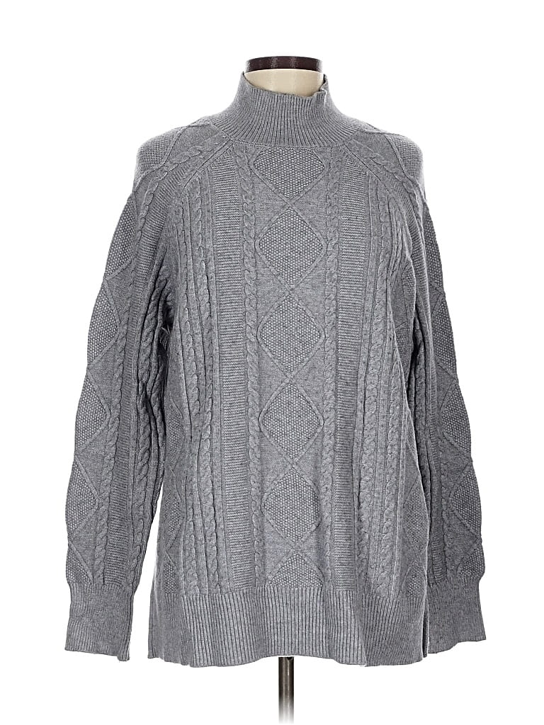 Pre-owned Philosophy Republic Clothing Turtleneck Sweater In Gray