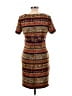 Radcliffe 100% Polyester Print Brown Casual Dress Size 10 - photo 2