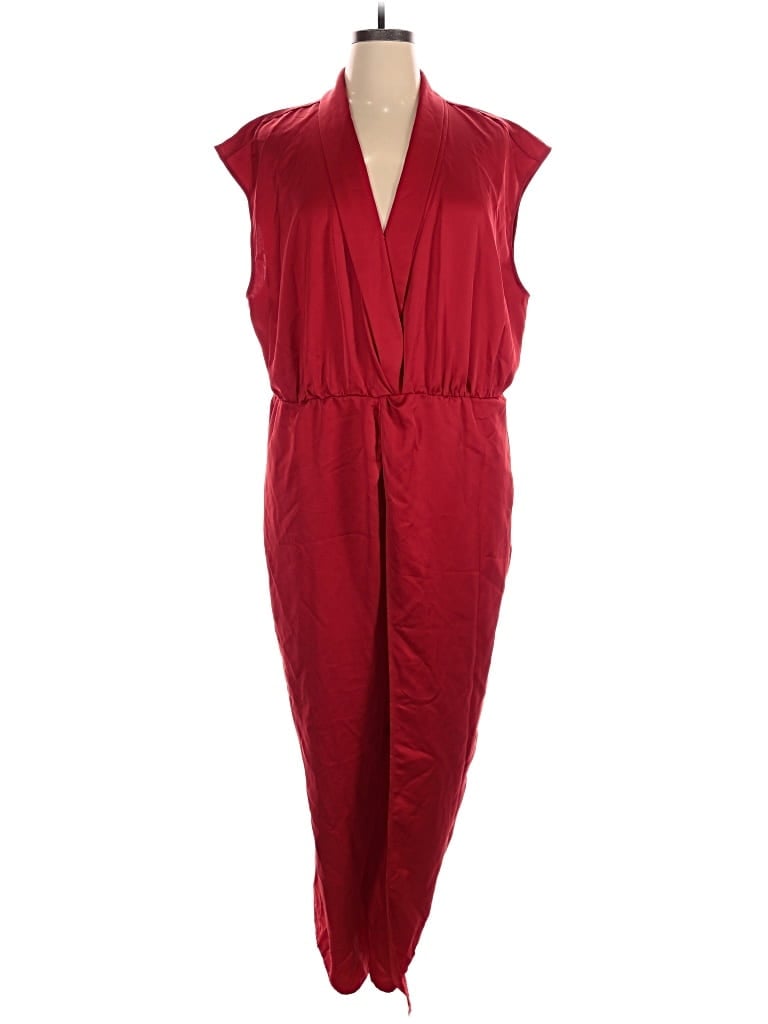Pre-owned Eloquii Jumpsuit In Red