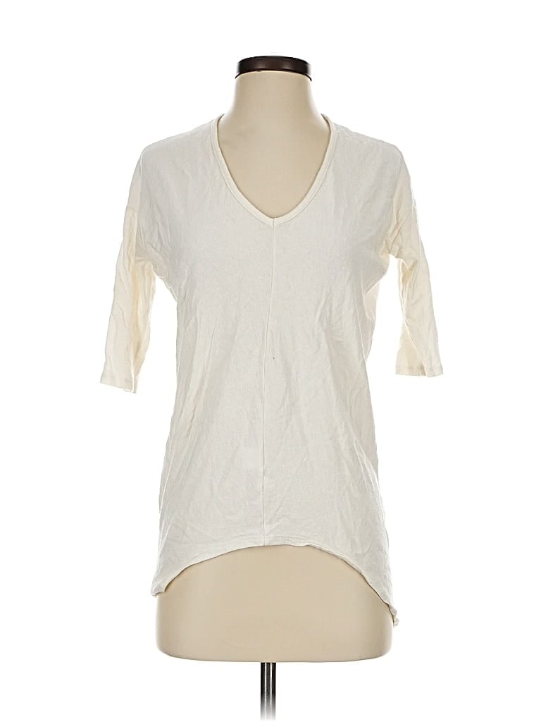 Pre-owned Bobi Short Sleeve T-shirt In White
