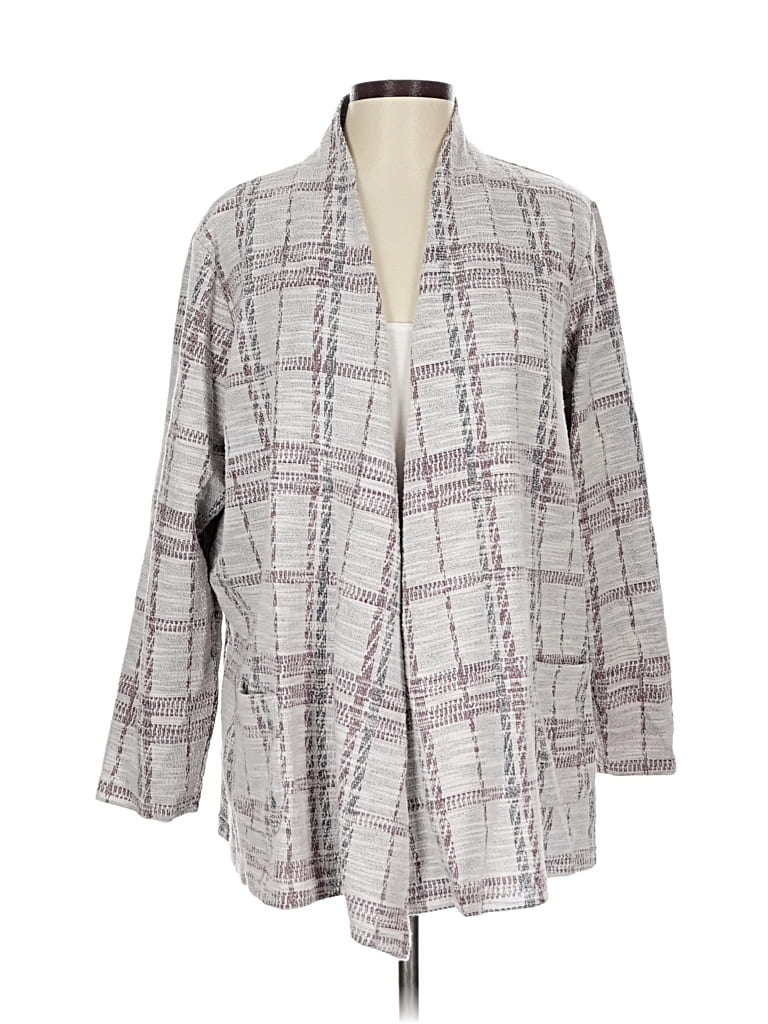 Pre-owned Bonworth Cardigan Sweater In Gray