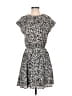 Evereve 100% Polyester Animal Print Gray Casual Dress Size XS - photo 1