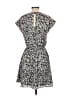 Evereve 100% Polyester Animal Print Gray Casual Dress Size XS - photo 2