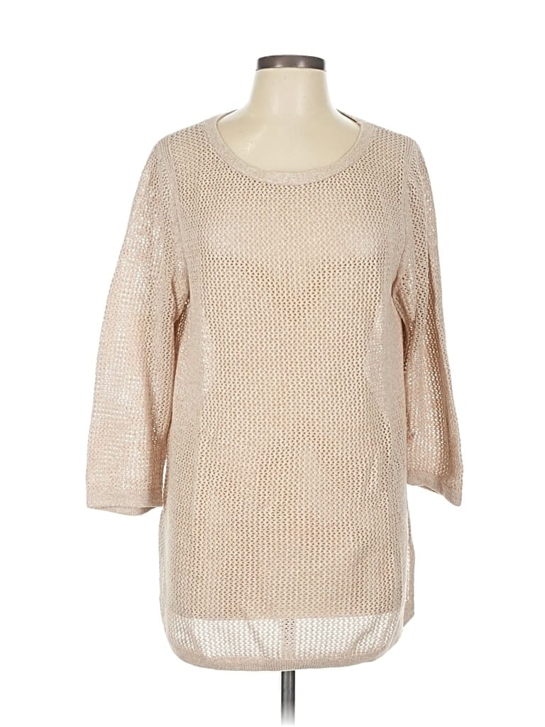 Pre-owned Talbots Outlet Pullover Sweater In Brown