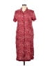 Erika 100% Rayon Red Casual Dress Size XL (petite) - photo 1