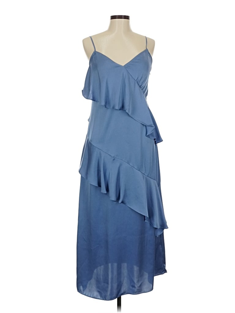 Pre-owned Ramy Brook Cocktail Dress In Blue