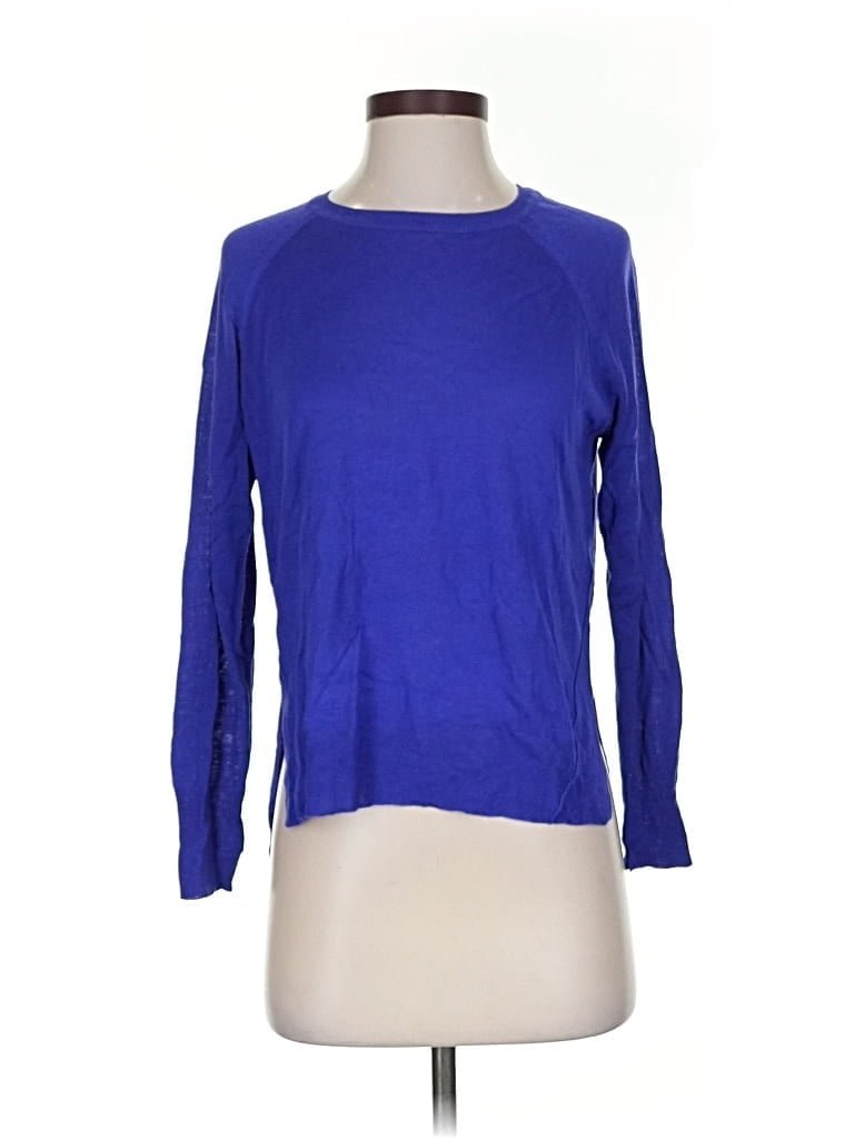 Pre-owned Zara Pullover Sweater In Blue