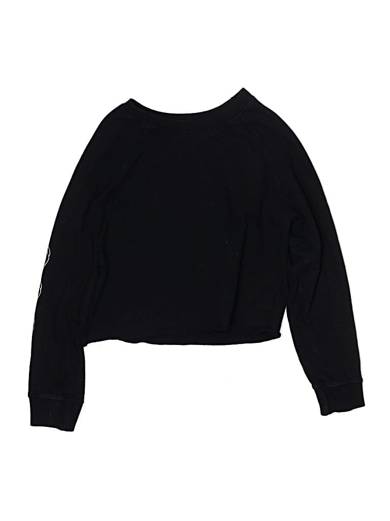 Pre-owned Paper Flower Kids' Long Sleeve T-shirt In Black