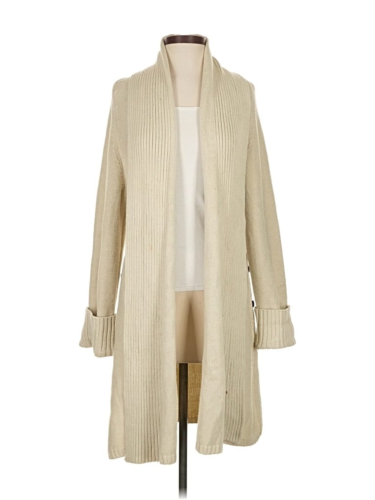 Pre-owned Simply Noelle Cardigan Sweater In Brown