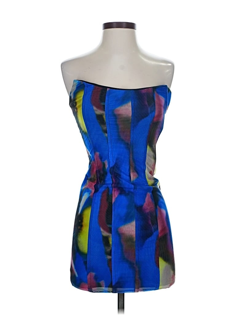 Pre-owned Fashion Nova Cocktail Dress In Blue