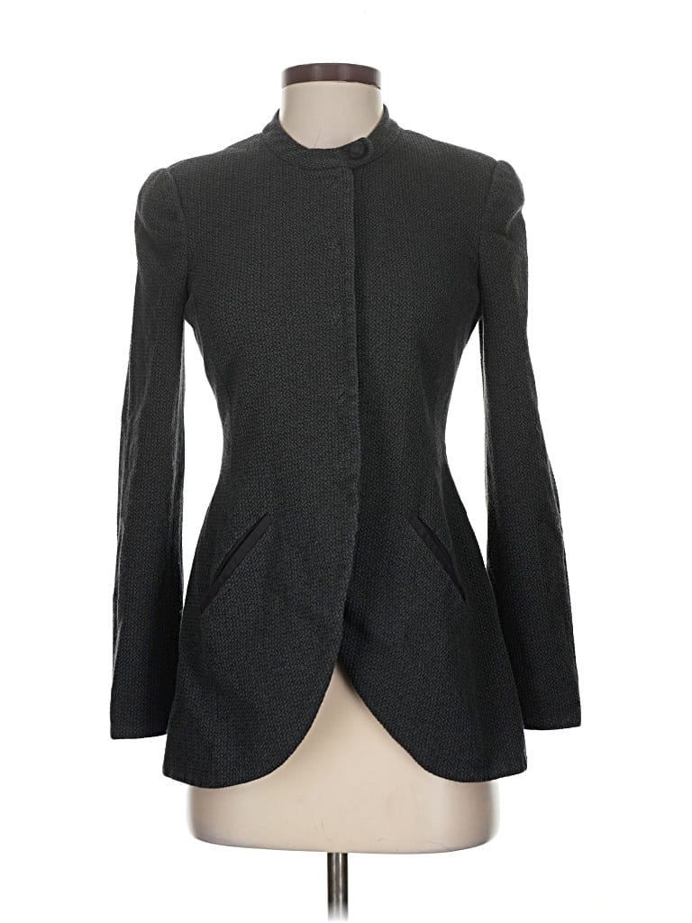 Pre-owned Armani Collezioni Blazer Jacket In Black
