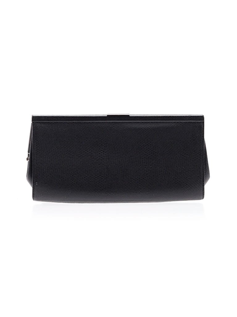 Pre-owned Banana Republic Leather Clutch In Black