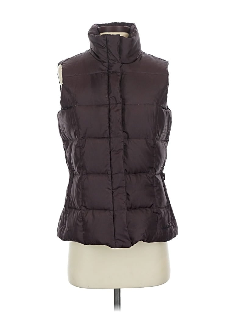 Pre-owned Eddie Bauer Vest In Burgundy