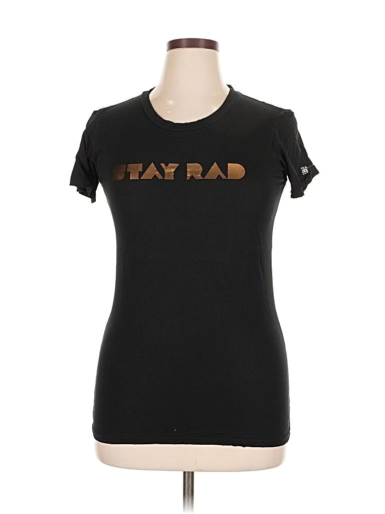 Pre-owned Alternative Apparel Short Sleeve T-shirt In Black