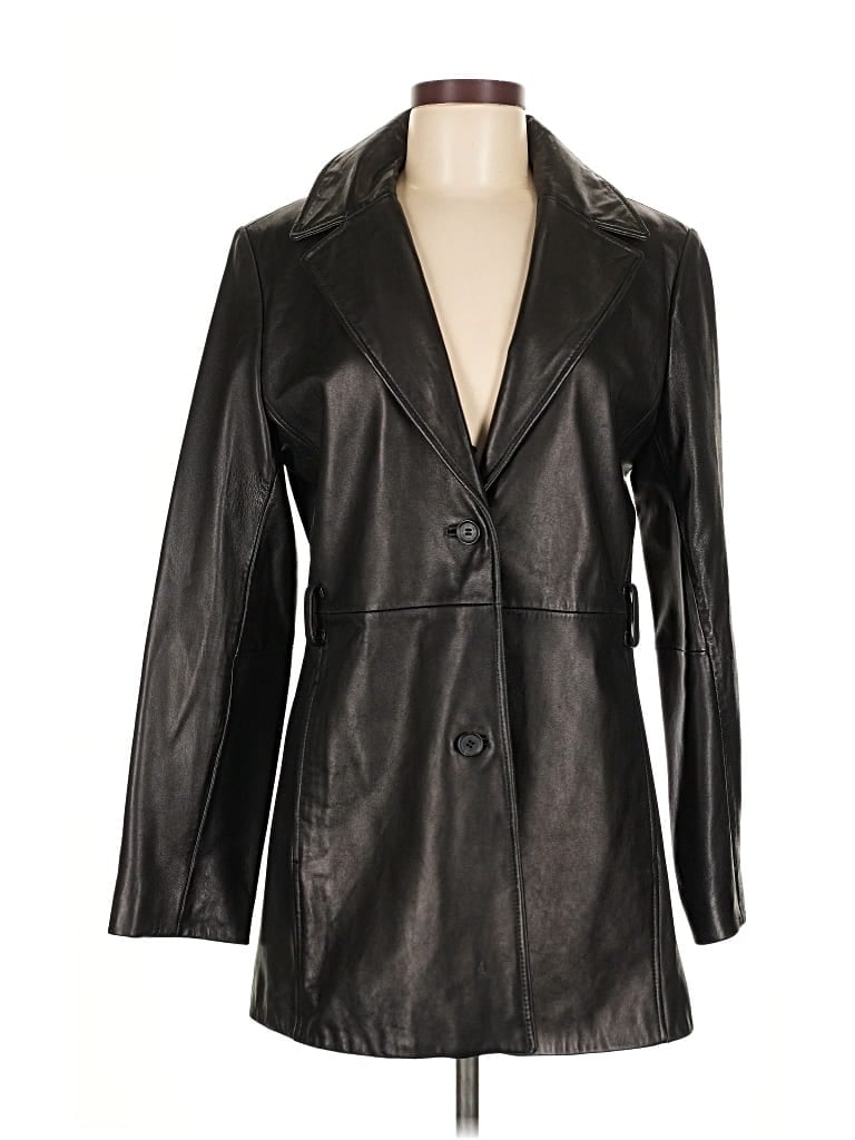 Pre-owned Andrew Marc Coat In Black