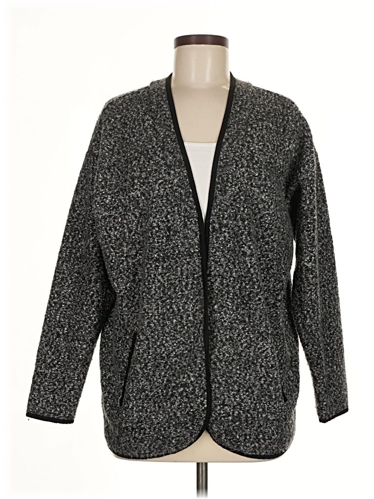 Pre-owned Ann Taylor Loft Outlet Cardigan Sweater In Black