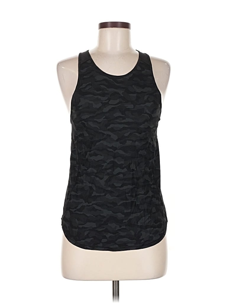Pre-owned Lululemon Athletica Active Tank Top In Black
