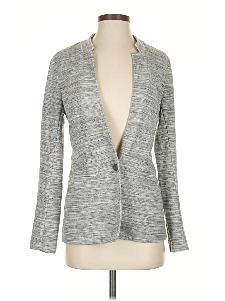 Pre-owned Banana Republic Factory Store Blazer Jacket In Gray