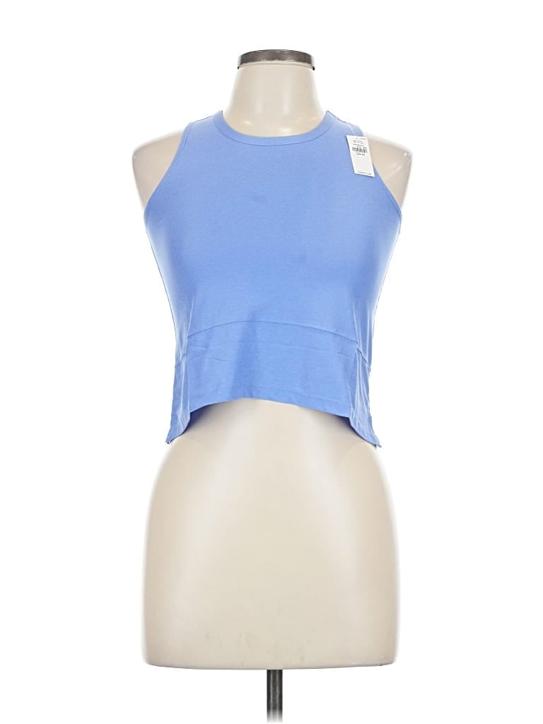 Active By Old Navy Tank Top Blue Halter Neckline Tops