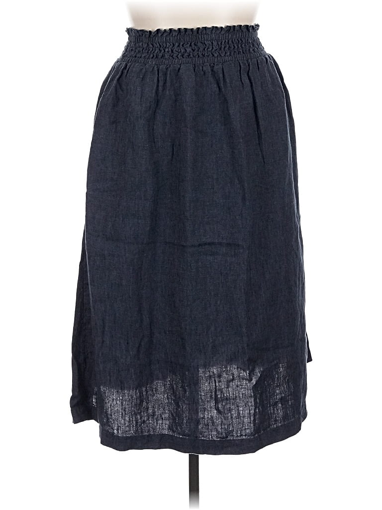 Pre-owned Garnet Hill Casual Skirt In Blue