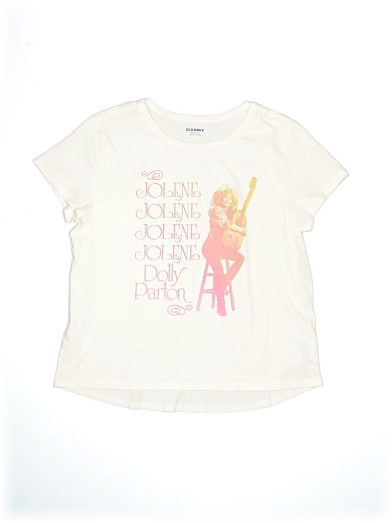 Pre-owned Old Navy Kids' Short Sleeve T-shirt In White