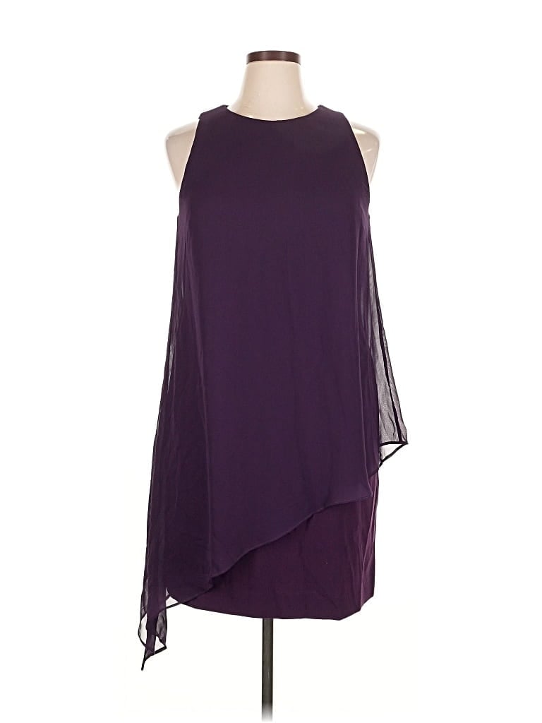 Pre-owned Tahari By Asl Cocktail Dress In Purple