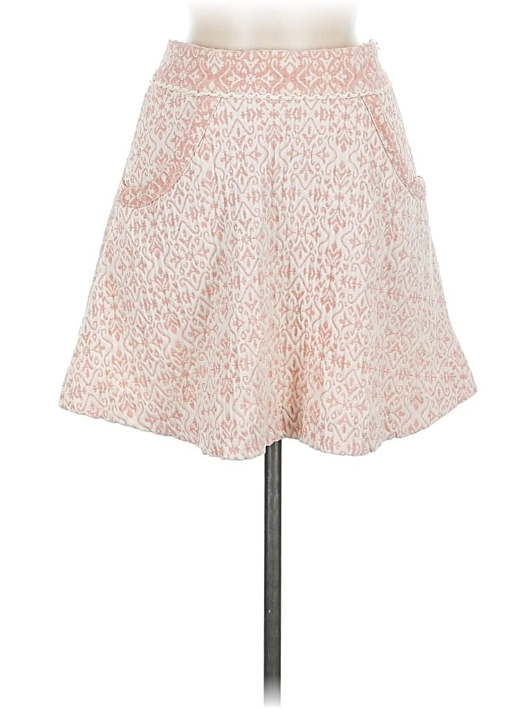 Pre-owned Free People Casual Skirt In White