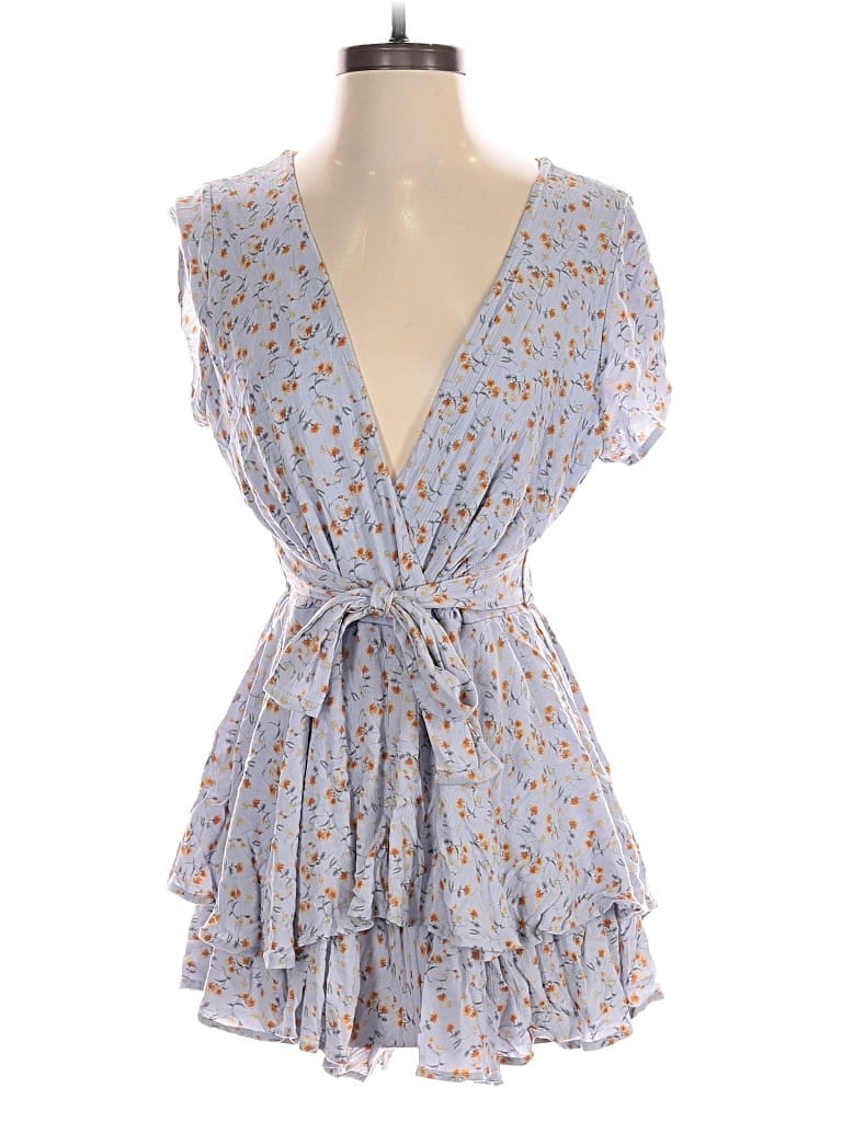 Pre-owned Altar'd State Romper In Blue