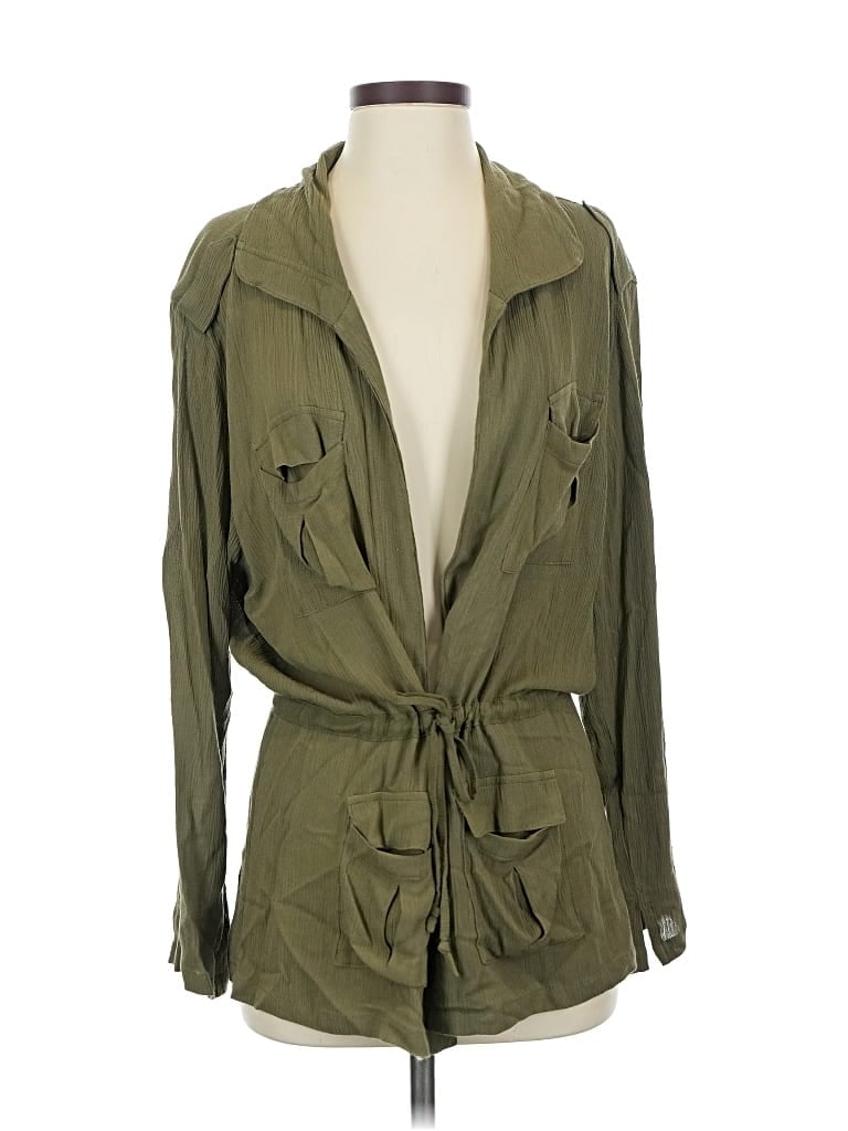 Pre-owned Cleobella Jacket In Green