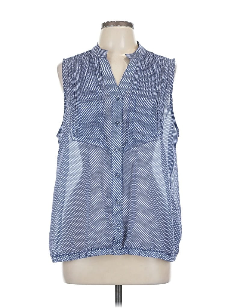 Pre-owned Torrid Sleeveless Blouse In Blue