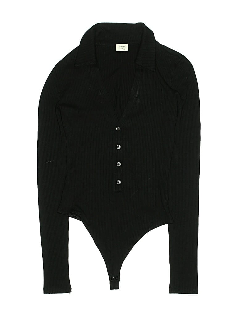 Pre-owned Wilfred Bodysuit In Black