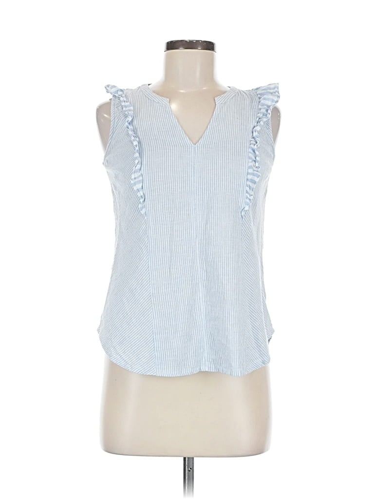Pre-owned Fat Face Sleeveless T-shirt In Blue