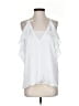 Miami 100% Polyester White Sleeveless Blouse Size S - photo 1