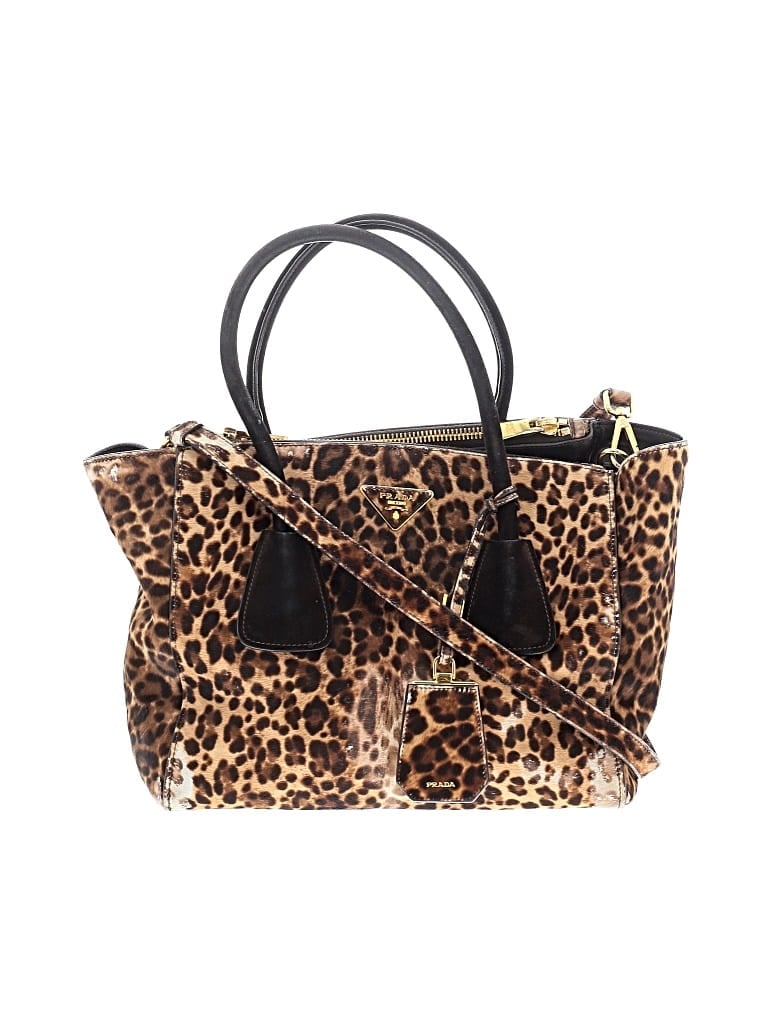 Pre-owned Prada Leather Satchel In Brown