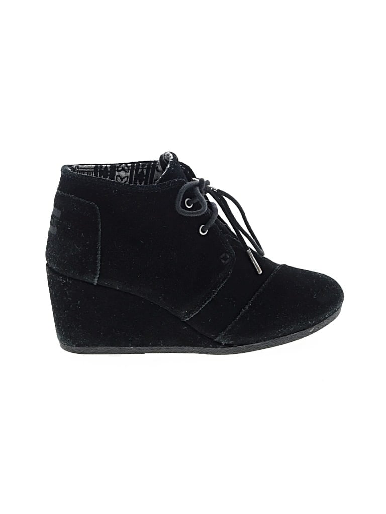 Pre-owned Toms Ankle Boots In Black