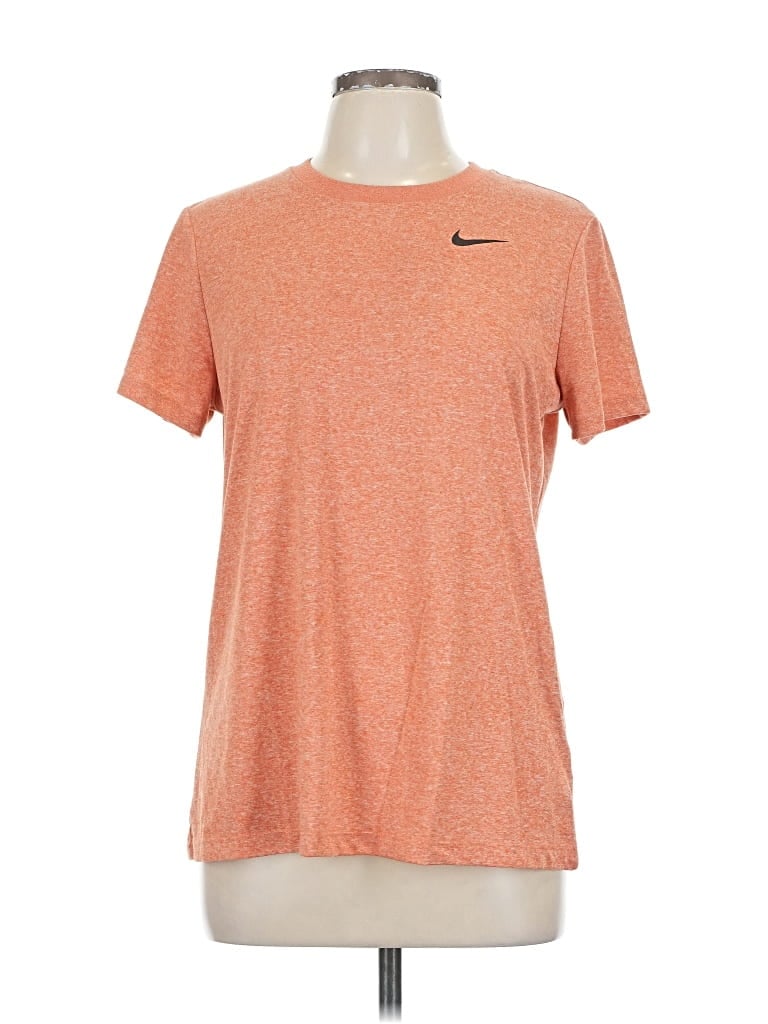 Pre-owned Nike Active T-shirt In Orange