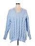 Unbranded 100% Polyester Blue Pullover Sweater Size 1X - photo 1