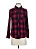 Rails 100% Rayon Plaid Red Long Sleeve Button-Down Shirt Size XS - photo 1