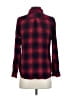 Rails 100% Rayon Plaid Red Long Sleeve Button-Down Shirt Size XS - photo 2