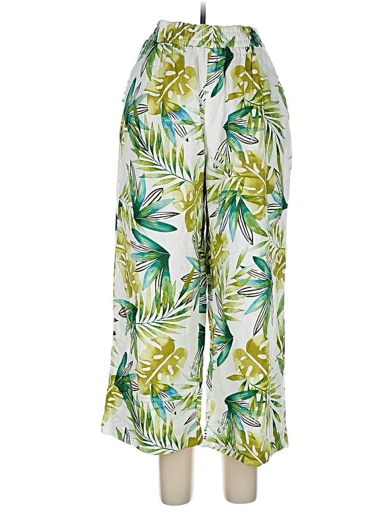 Pre-owned Sigrid Olsen Linen Pants In White