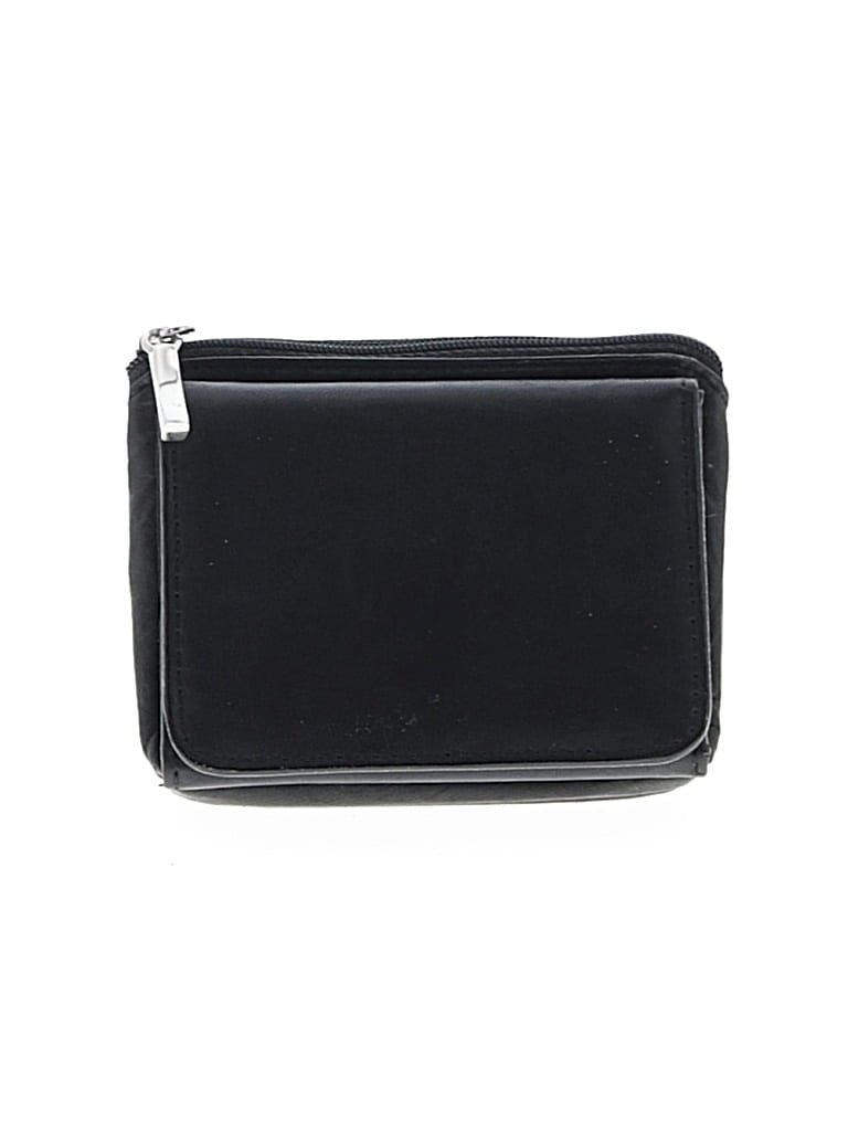 Pre-owned Unbranded Leather Wallet In Black
