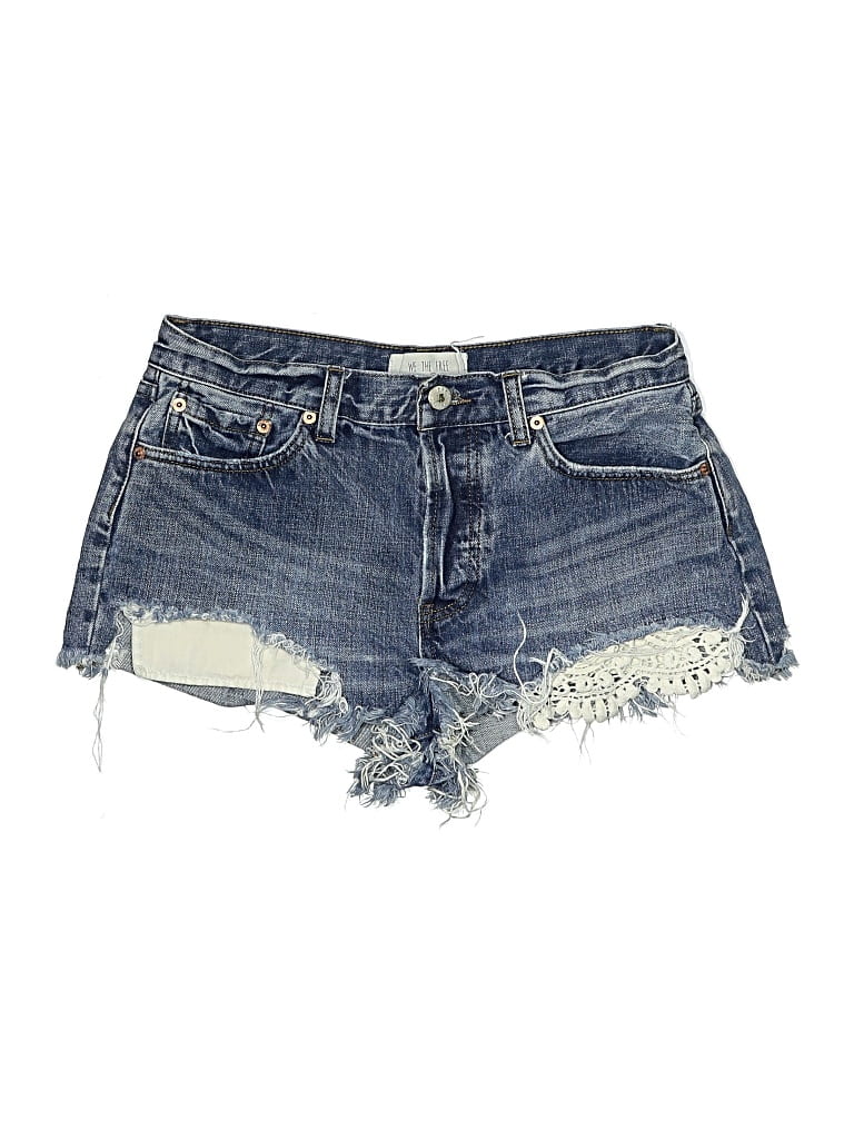 Pre-owned We The Free Denim Shorts In Blue