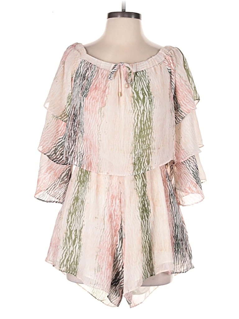 Olivaceous Romper In Pink