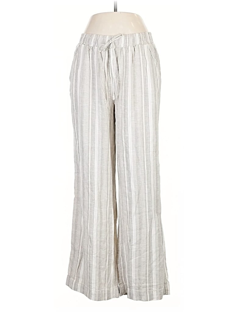 Pre-owned Briggs Linen Pants In White